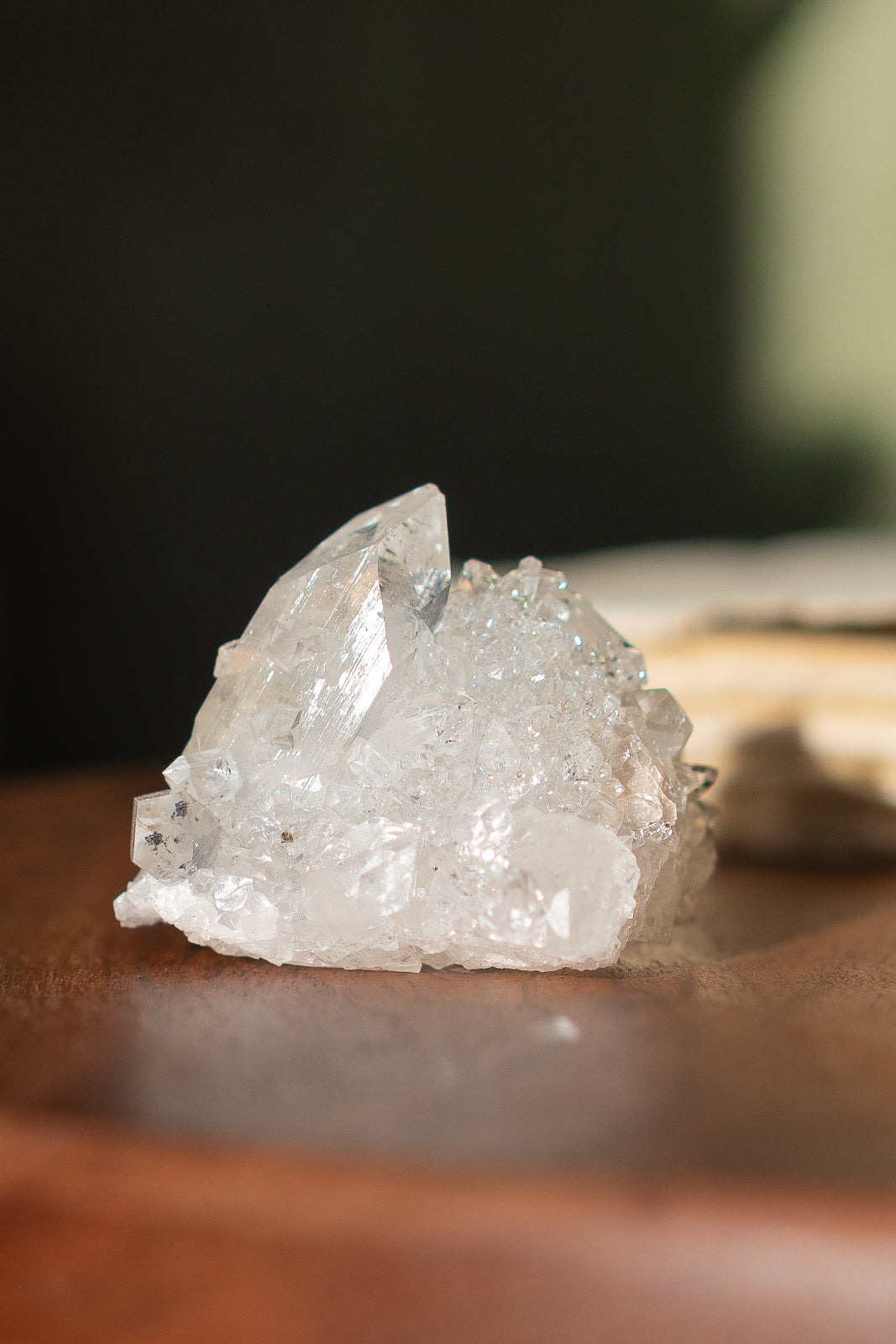 Glossy Apophyllite with Stilbite