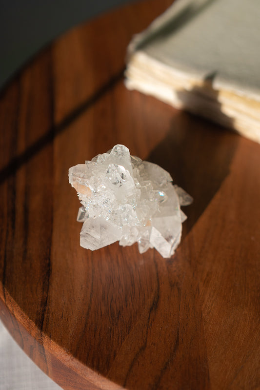 Glossy Apophyllite with Stilbite