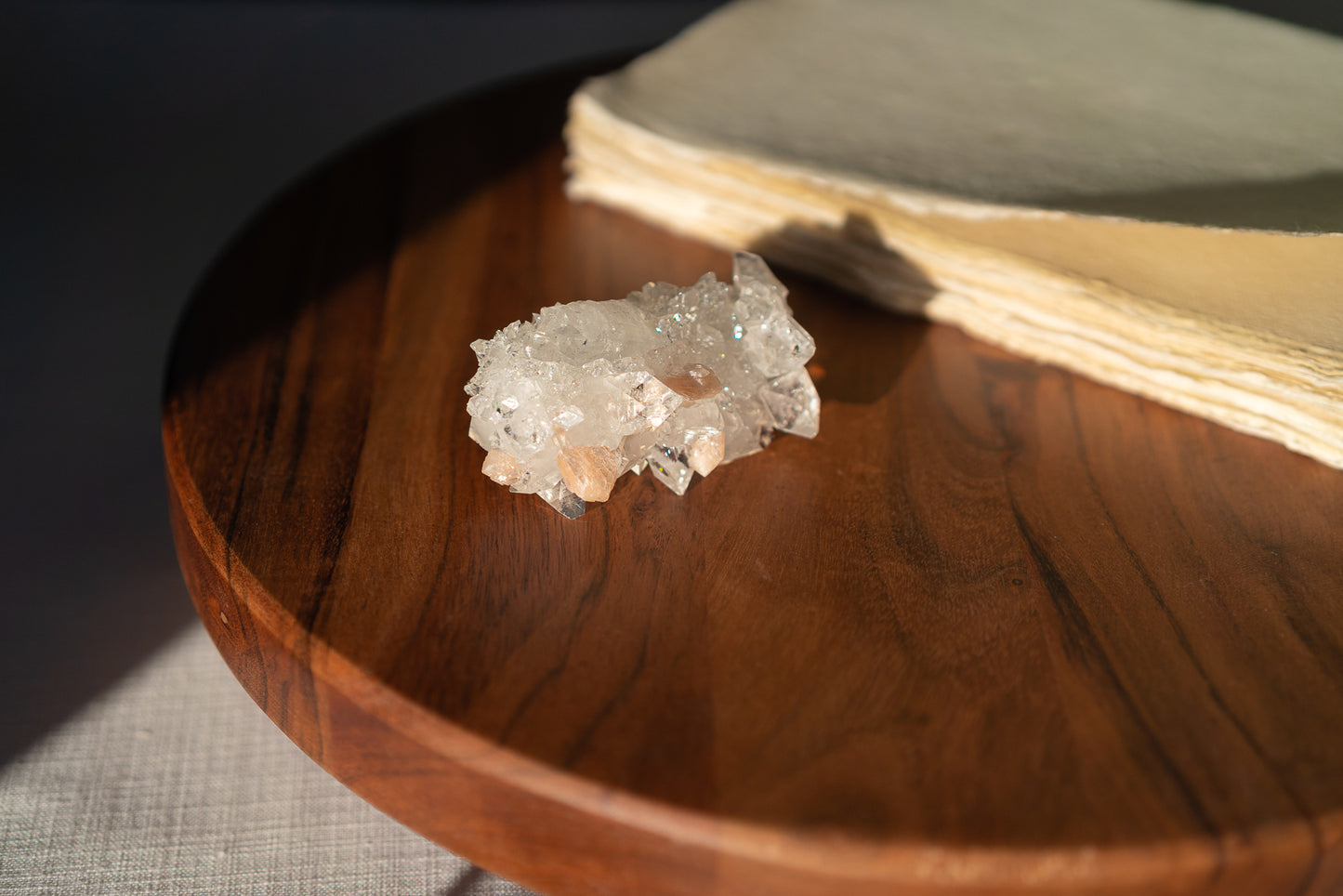 Glossy Apophyllite with Stilbite