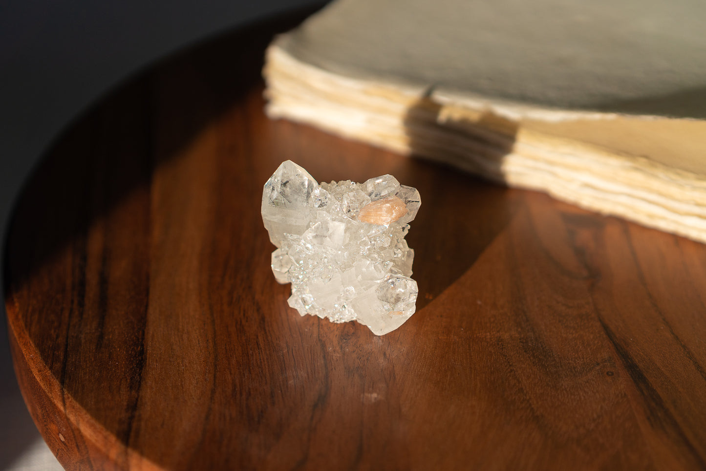 Glossy Apophyllite with Stilbite