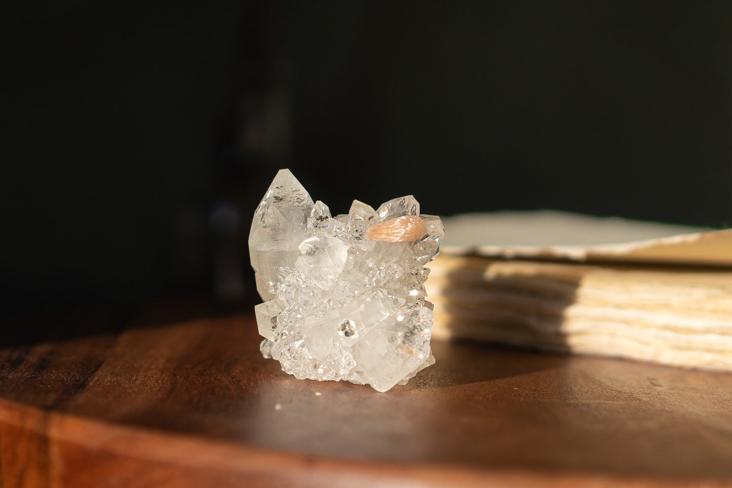 Glossy Apophyllite with Stilbite