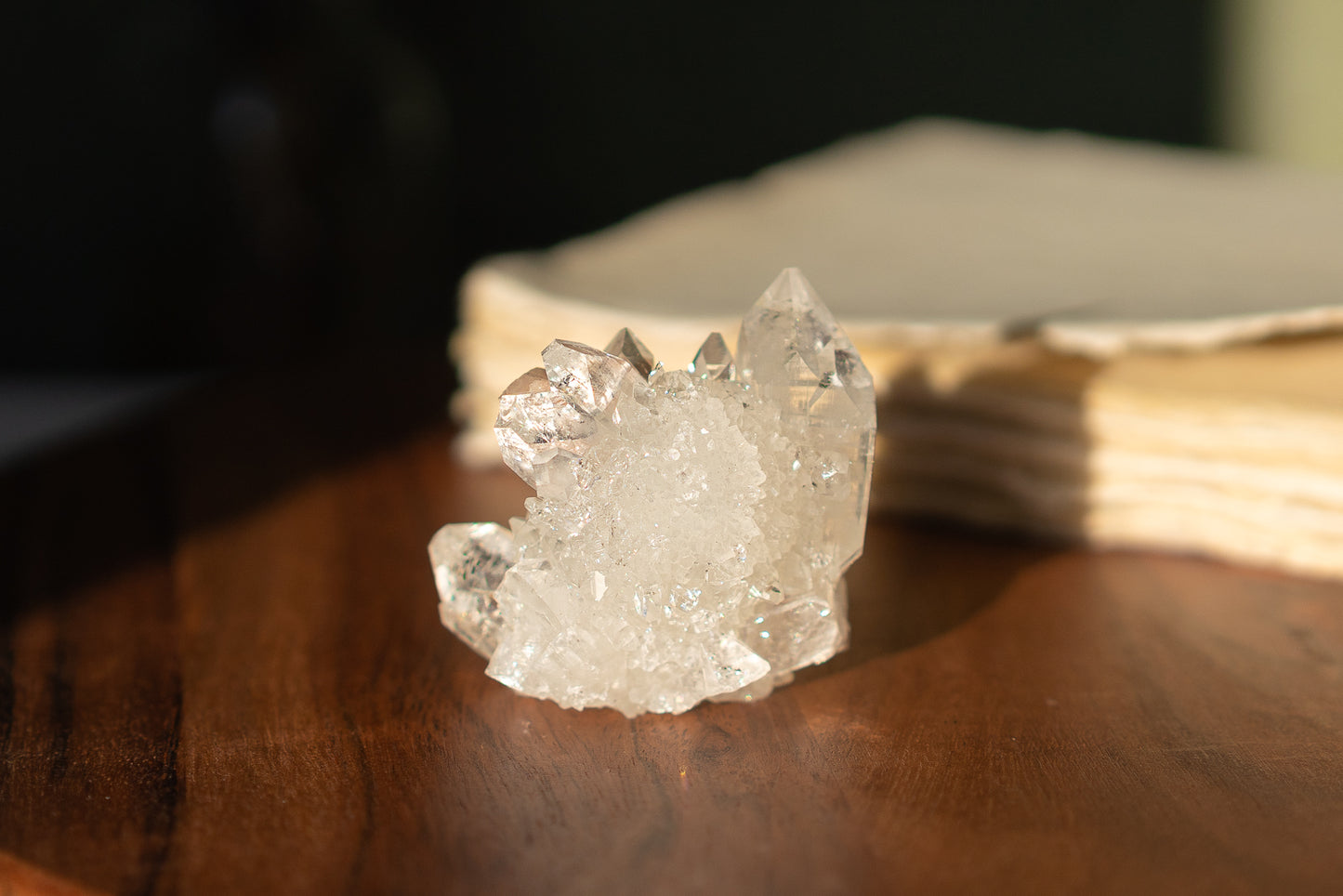 Glossy Apophyllite with Stilbite