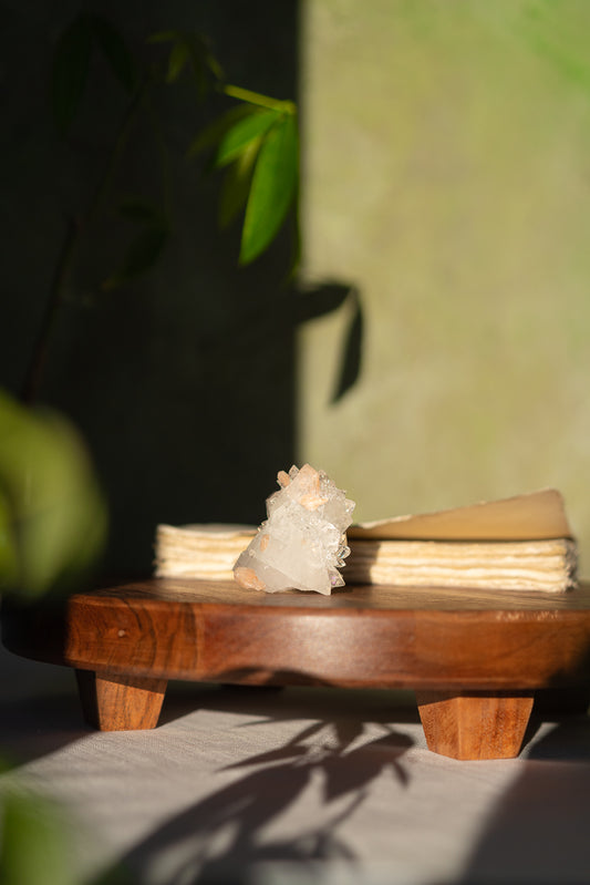 Glossy Apophyllite with Stilbite