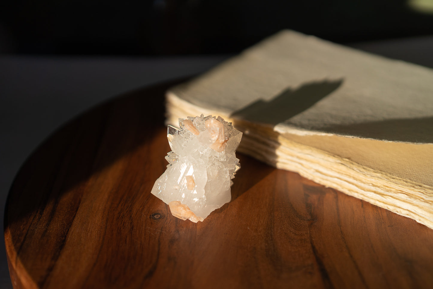 Glossy Apophyllite with Stilbite