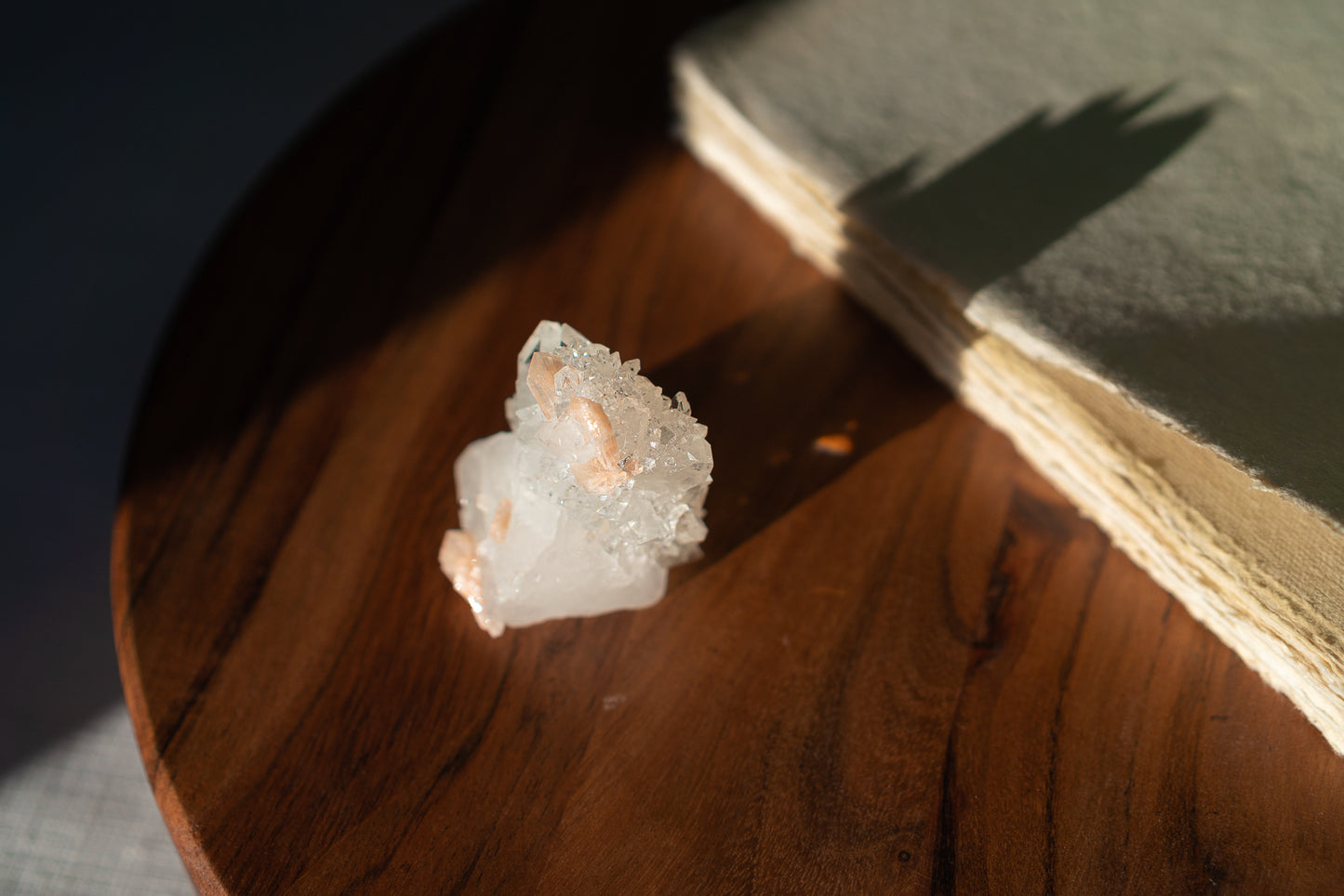 Glossy Apophyllite with Stilbite