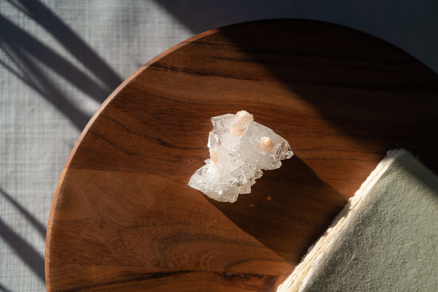 Glossy Apophyllite with Stilbite