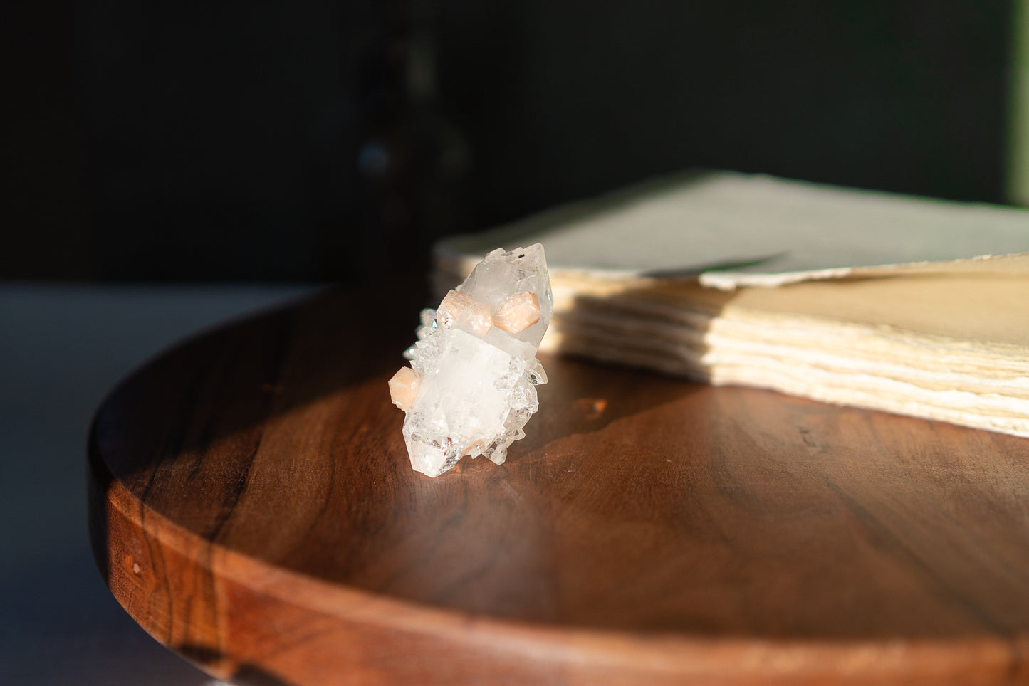 Glossy Apophyllite with Stilbite