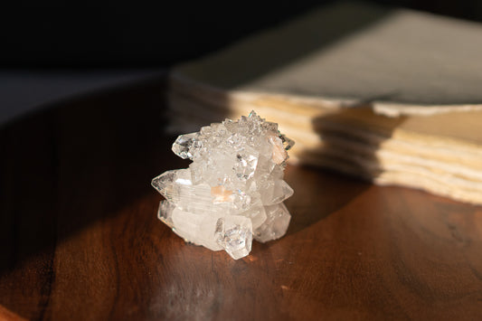 Glossy Apophyllite with Stilbite