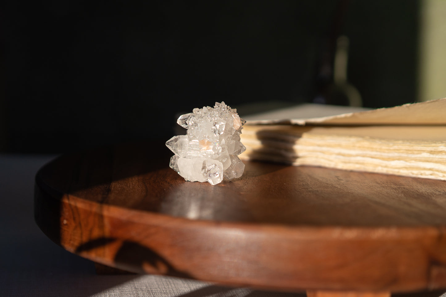 Glossy Apophyllite with Stilbite