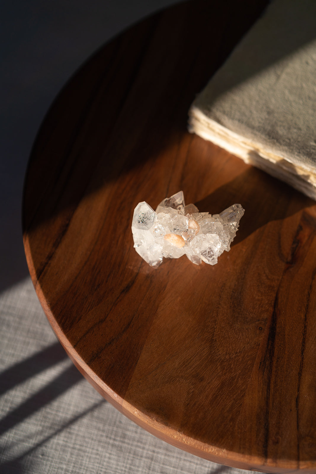 Glossy Apophyllite with Stilbite