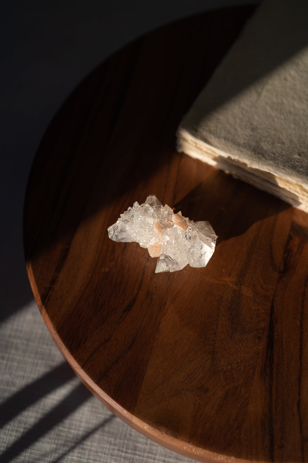 Glossy Apophyllite with Stilbite