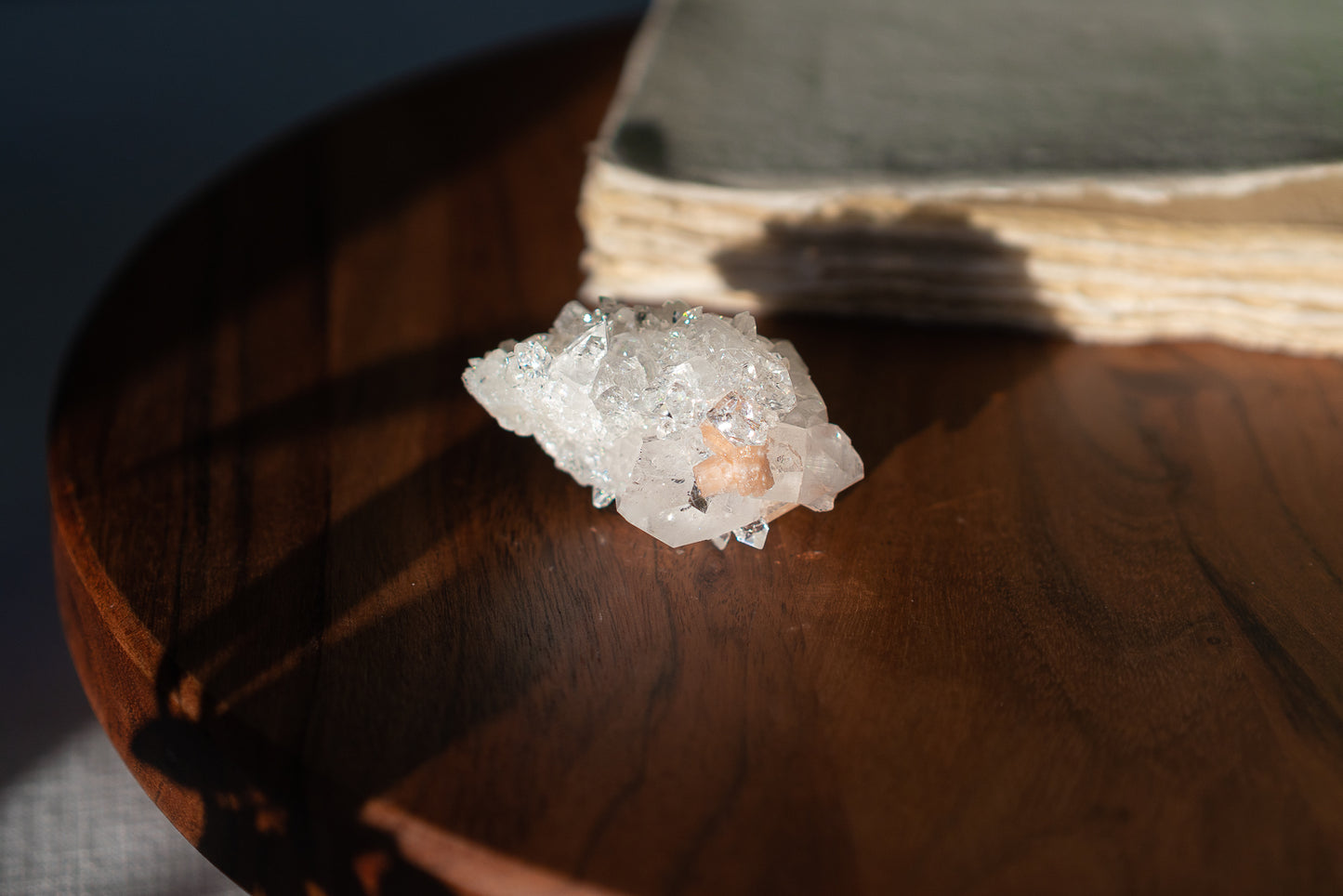 Glossy Apophyllite with Stilbite