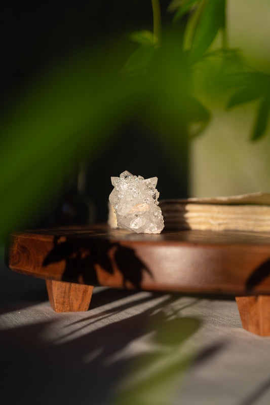 Glossy Apophyllite with Stilbite