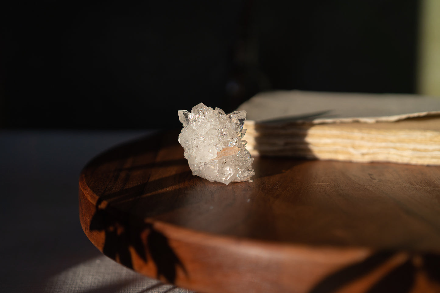 Glossy Apophyllite with Stilbite