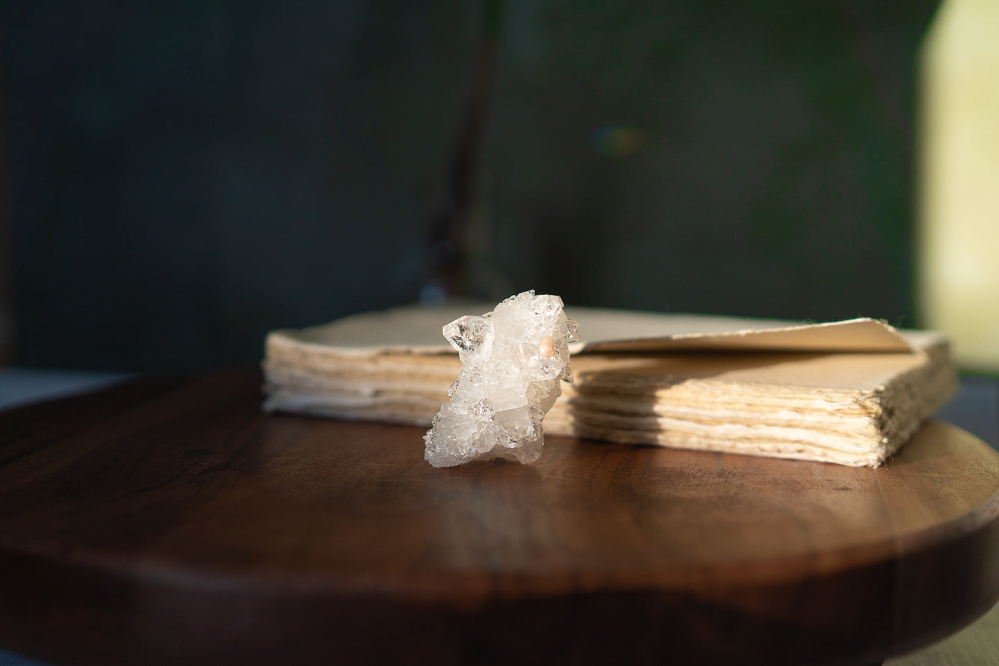 Glossy Apophyllite with Stilbite