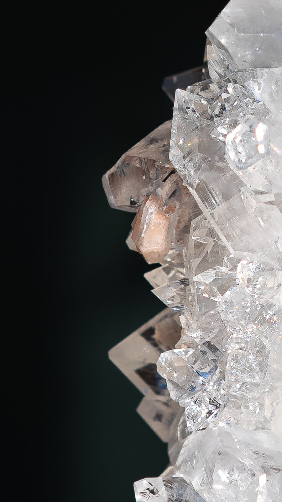 Glossy Apophyllite with Stilbite