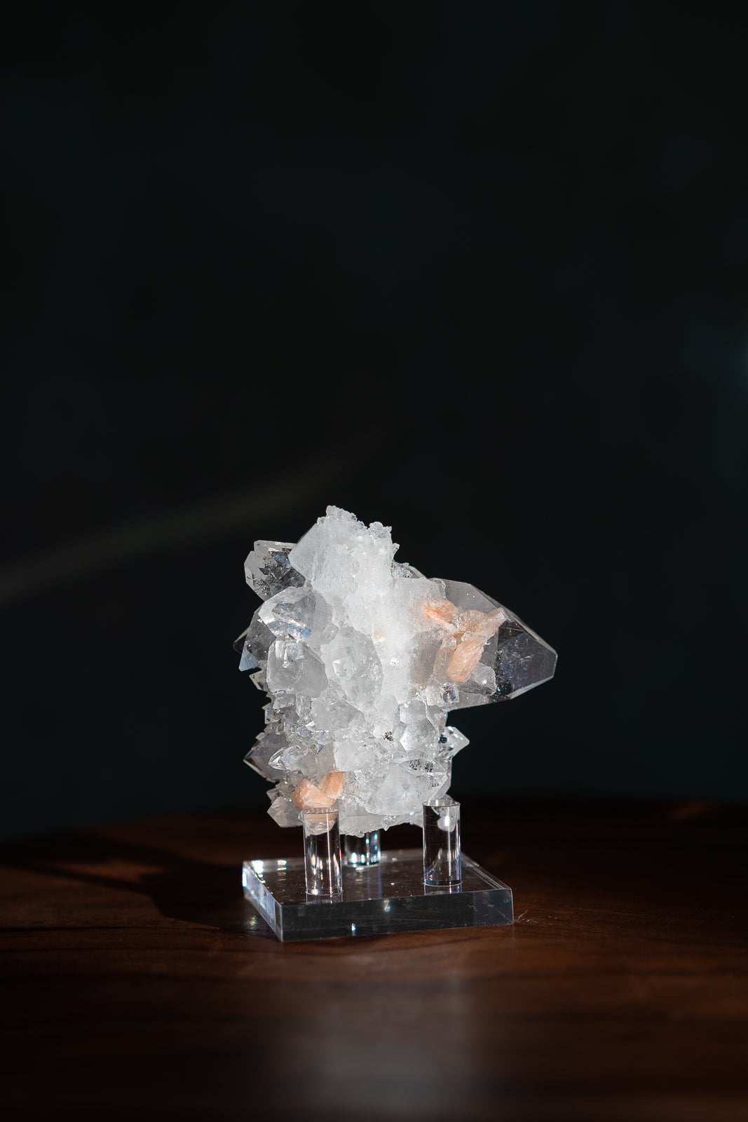 Glossy Apophyllite with Stilbite