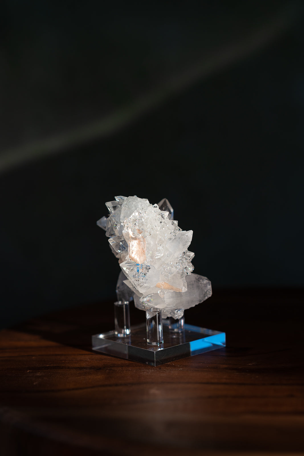 Glossy Apophyllite with Stilbite