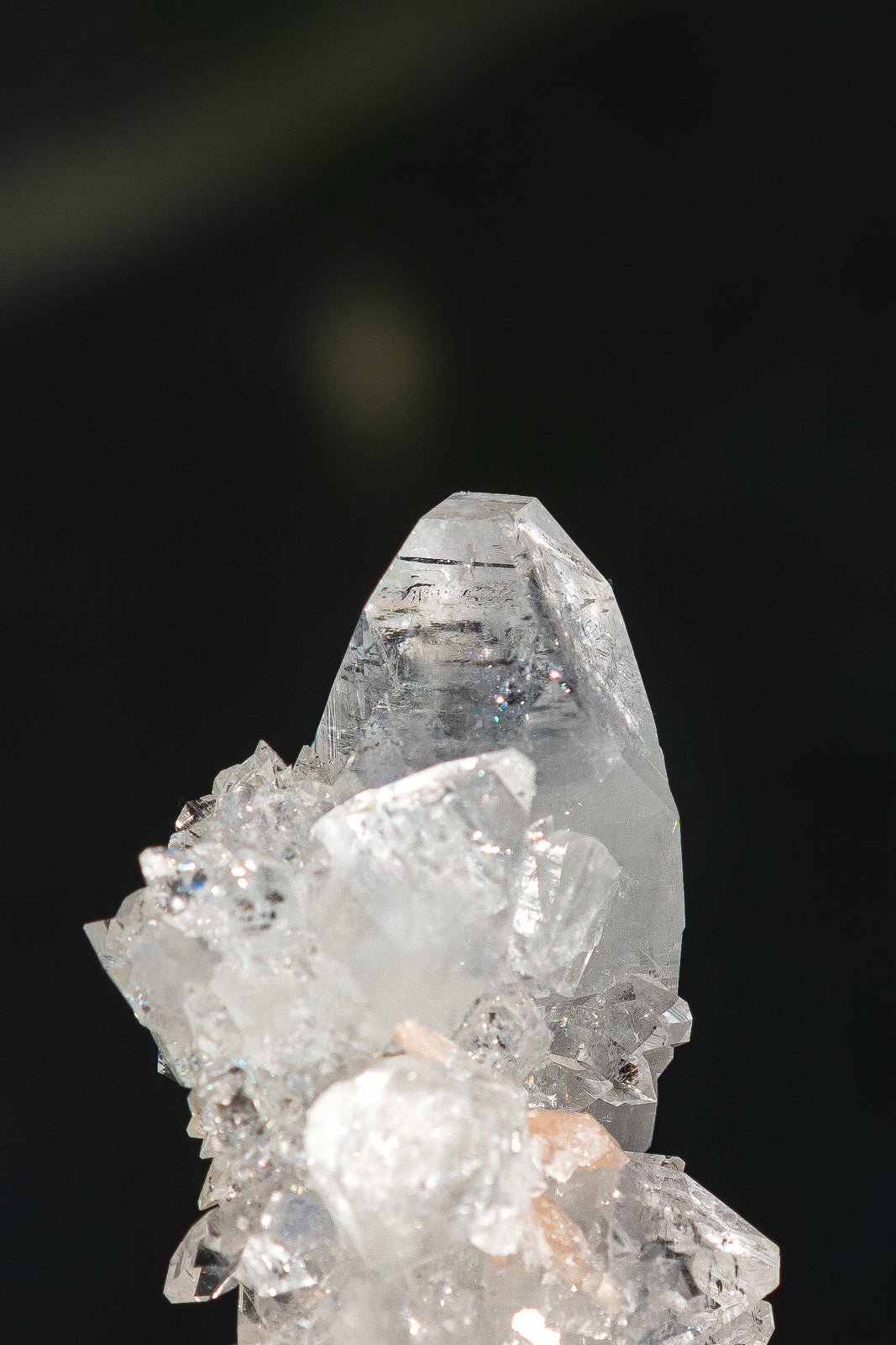 Glossy Apophyllite with Stilbite