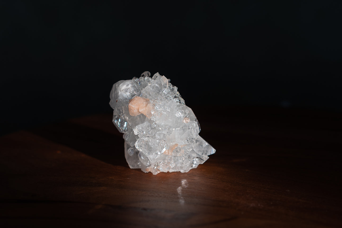 Glossy Apophyllite with Stilbite