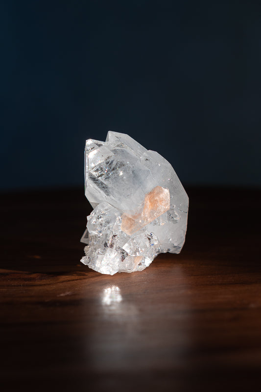 Glossy Apophyllite with Stilbite