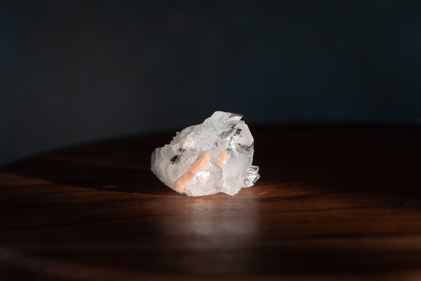 Glossy Apophyllite with Stilbite