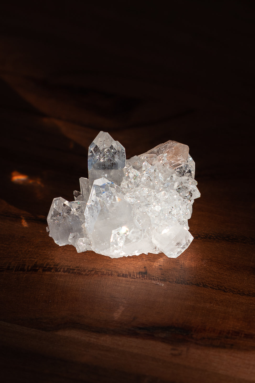 Glossy Apophyllite with Stilbite