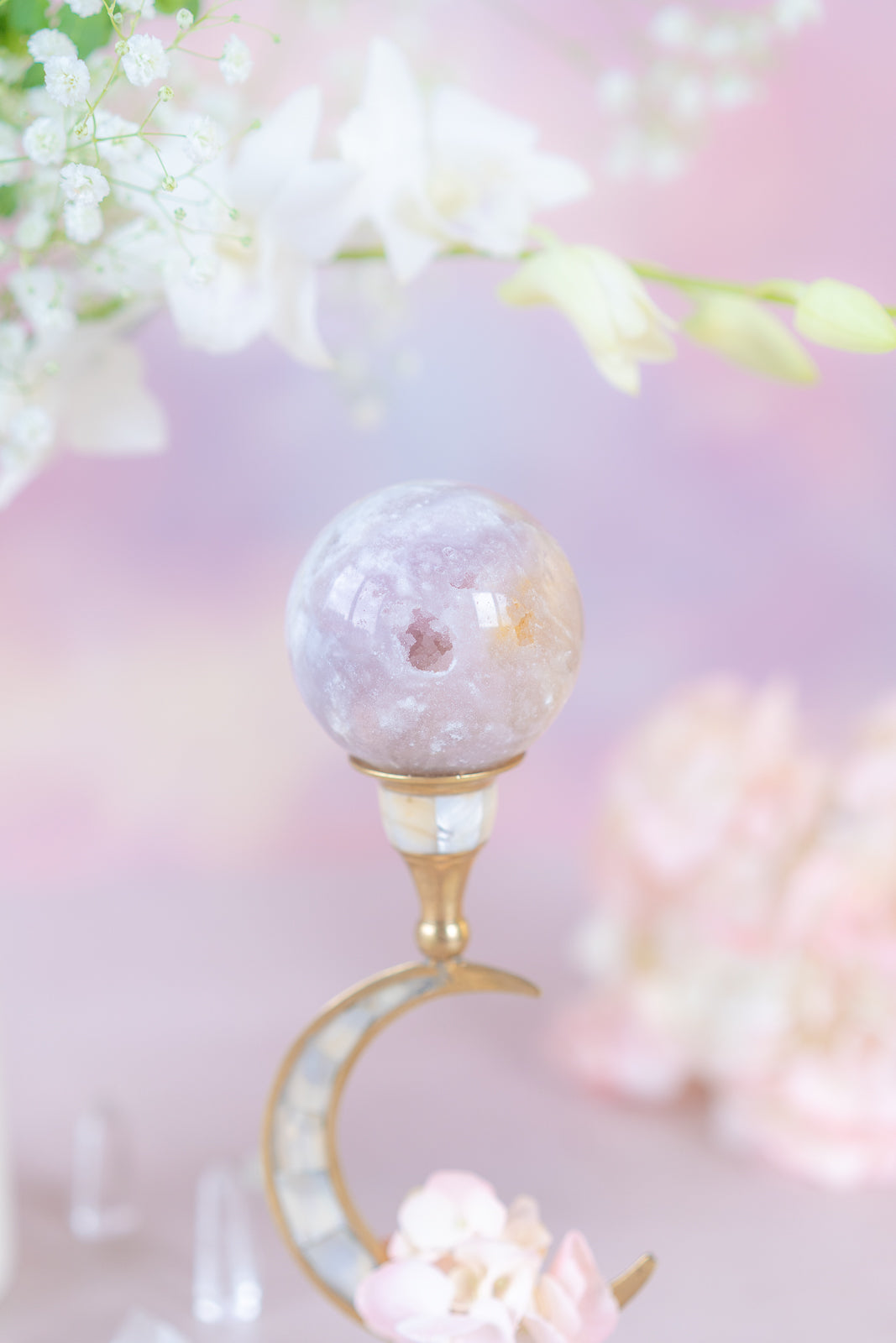 Pink Amethyst Sphere