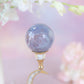 Flower Agate x Pink Amethyst Sphere