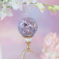 Flower Agate x Pink Amethyst Sphere