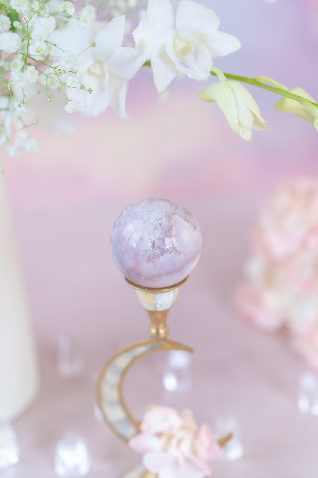 Pink Amethyst Sphere