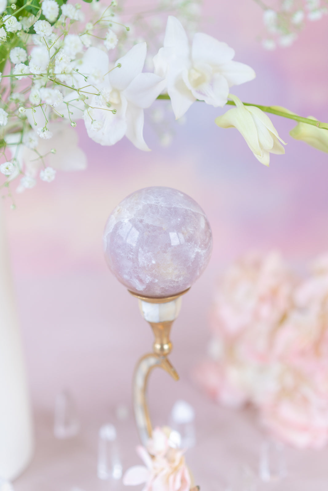 Pink Amethyst Sphere