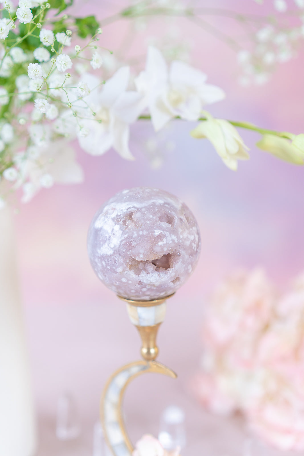 Pink Amethyst Sphere