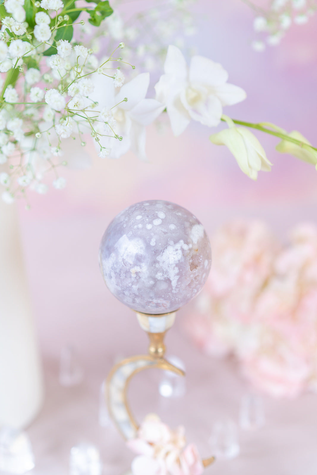 Pink Amethyst Sphere