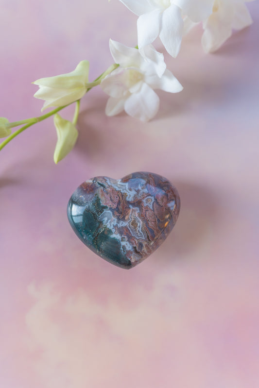 Sea Jasper Heart