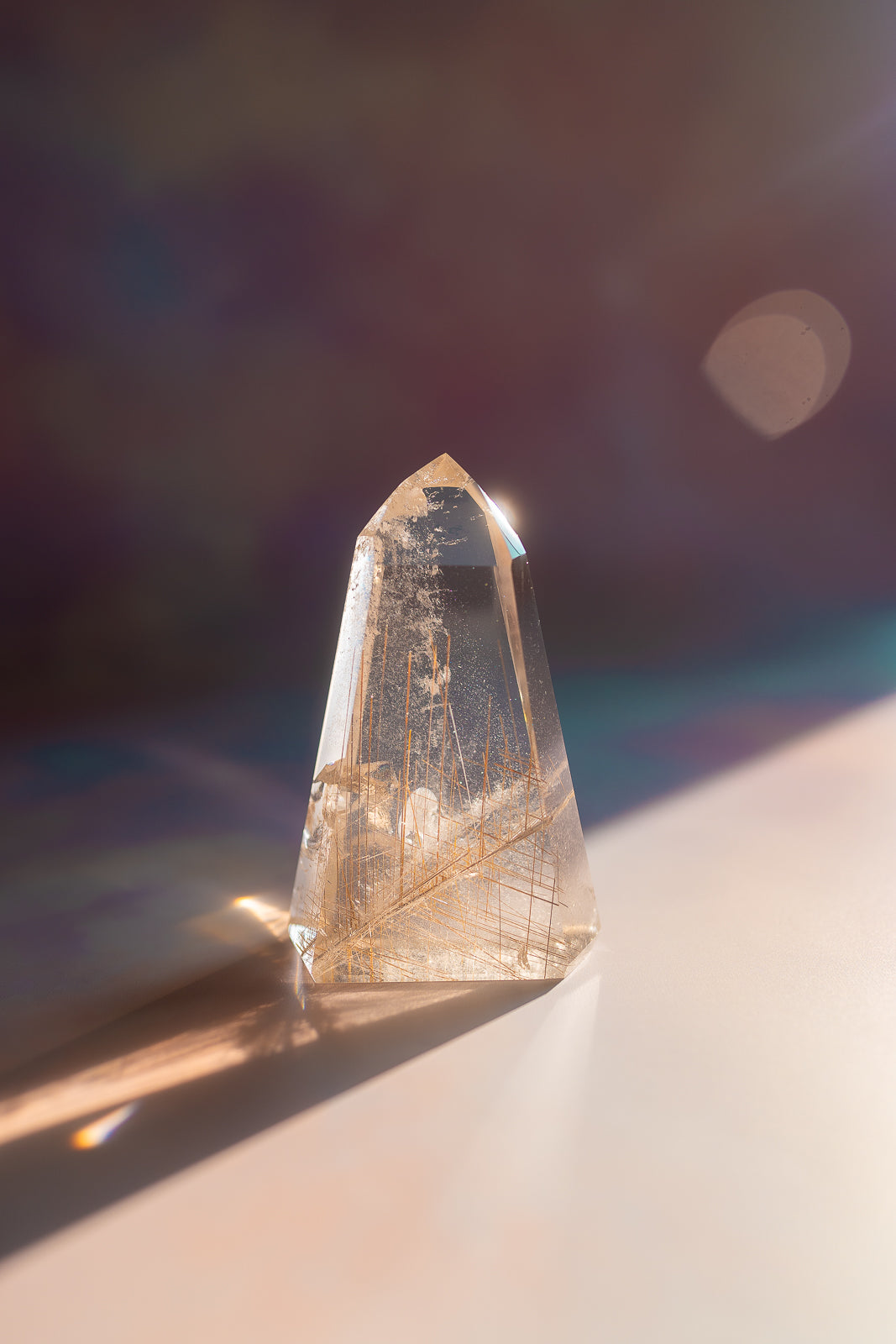 Rutile Quartz Tower