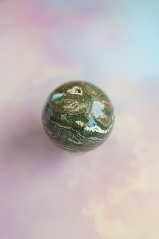 Sea Jasper Sphere