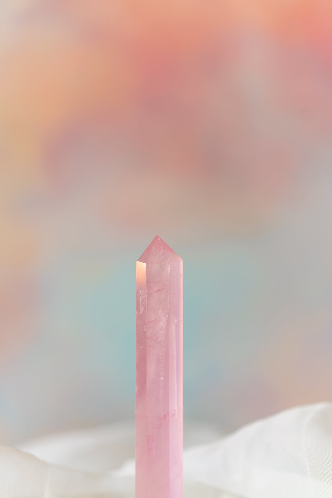 Mozambique Rose Quartz Tower