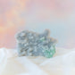 Sugary Fluorite on Blue Chalcedony
