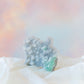 Sugary Fluorite on Blue Chalcedony