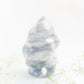 Pastel Blue and White Sea Jasper Flame
