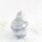 Pastel Blue and White Sea Jasper Flame