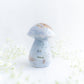 Sea Jasper Mushroom with Pyrite