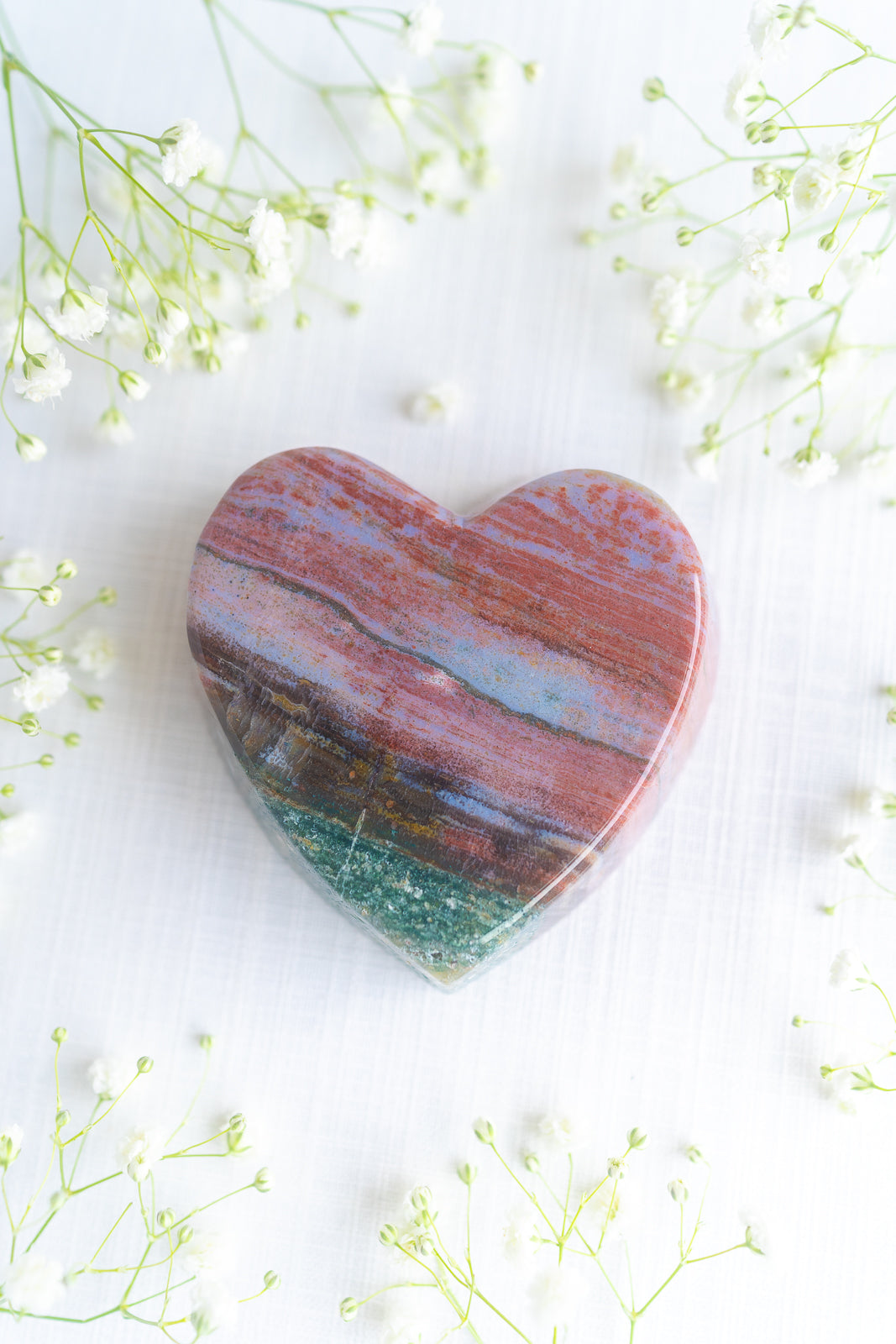 Sea Jasper Heart Bowl