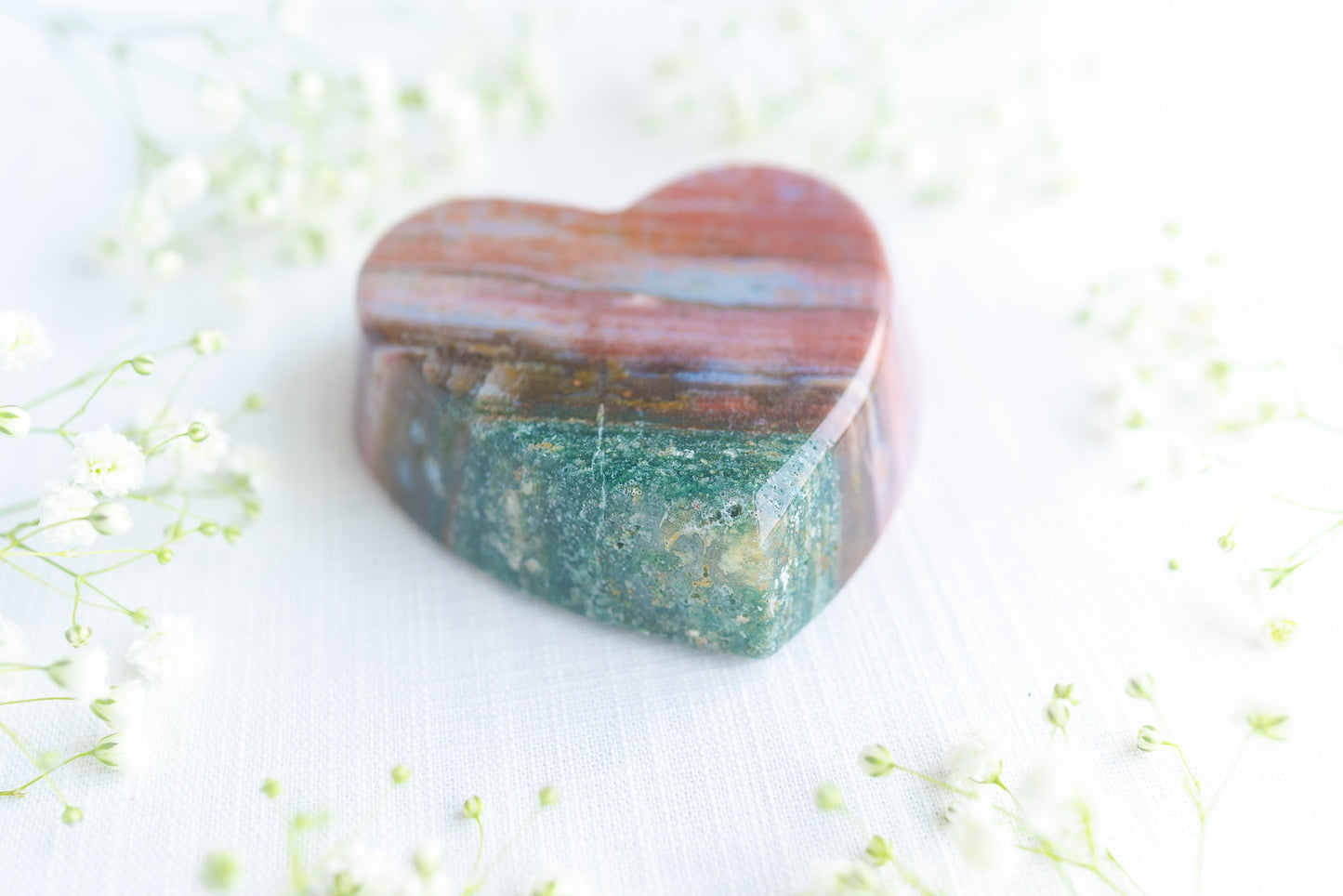 Sea Jasper Heart Bowl