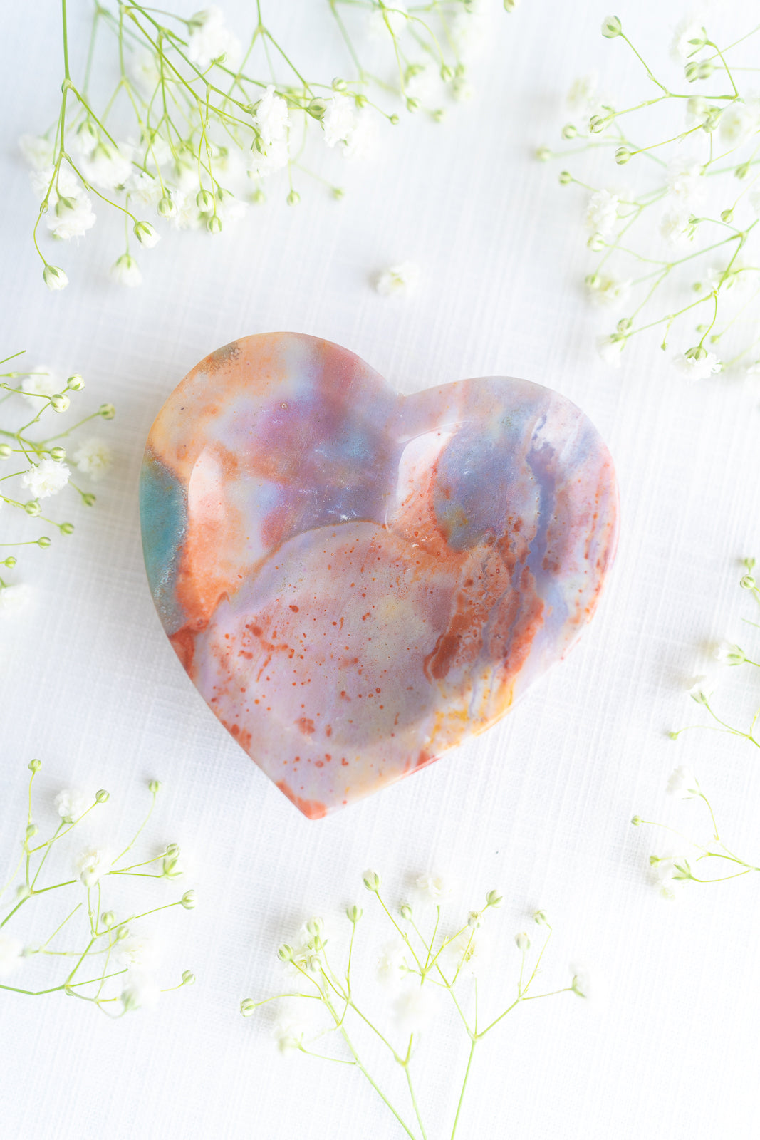 Sea Jasper Heart Bowl