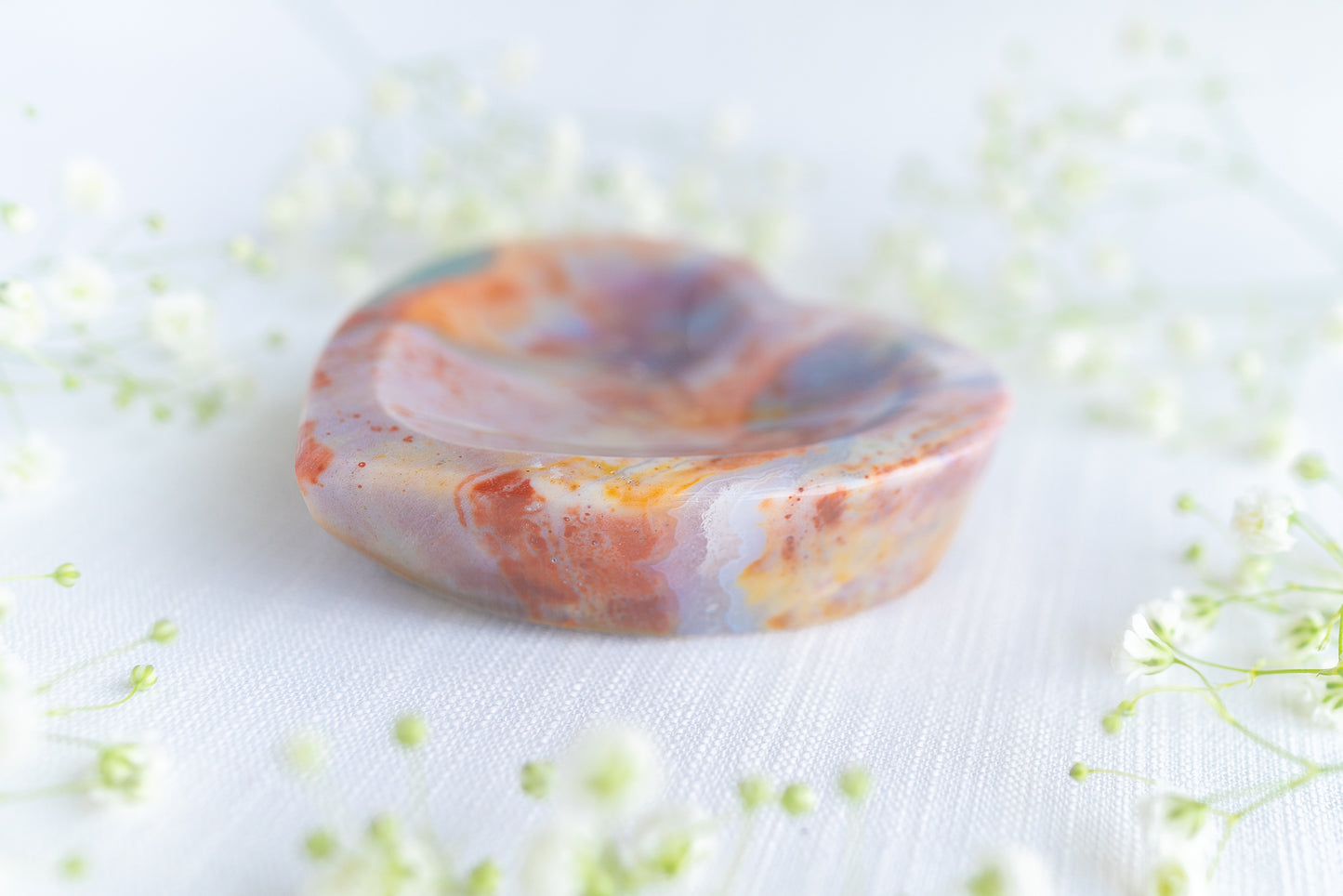 Sea Jasper Heart Bowl