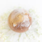 Flower Agate Sphere with Quartz