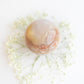 Flower Agate Sphere with Quartz