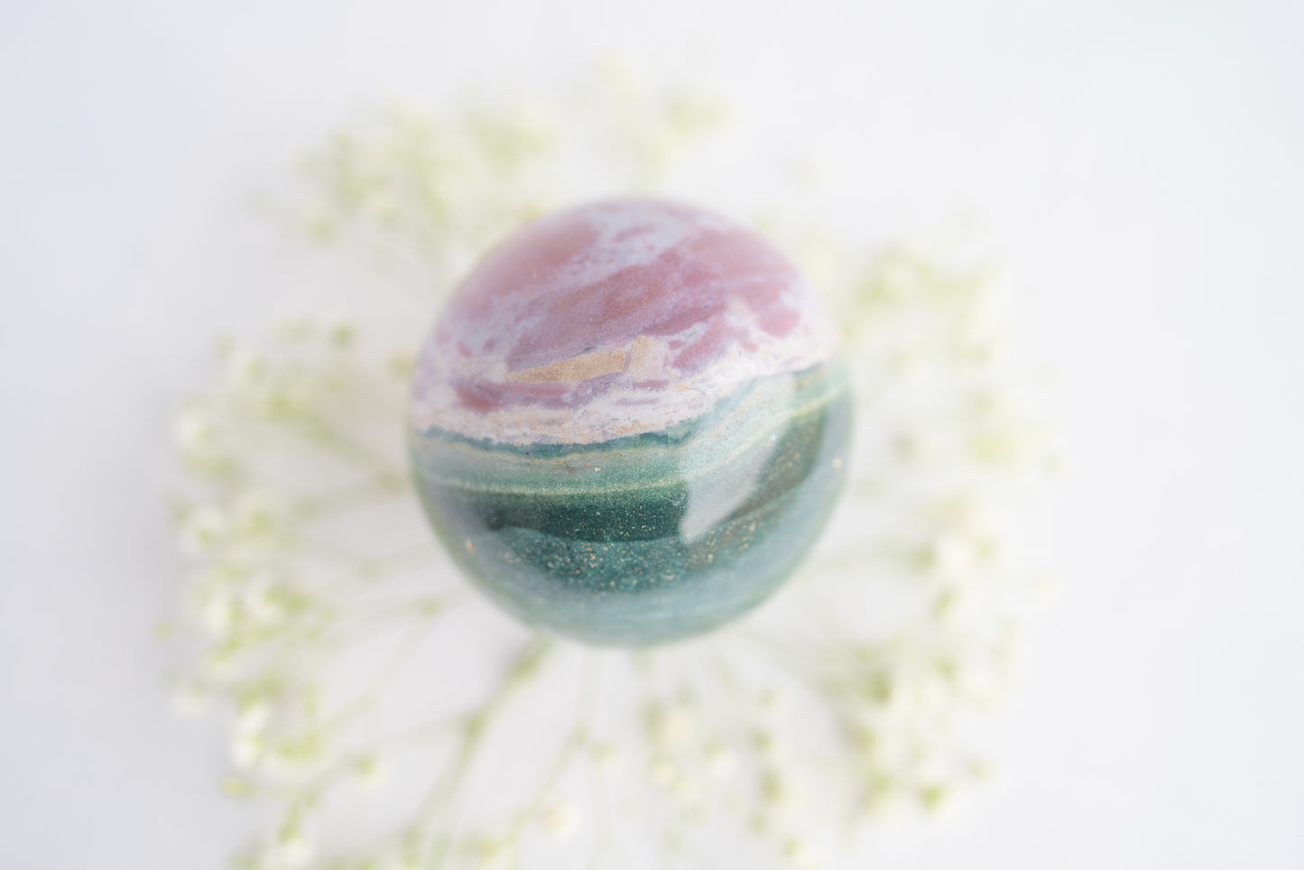 Sunset Field Sea Jasper Sphere